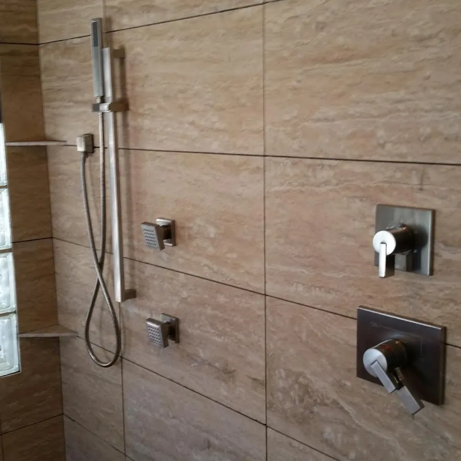 Shower fixture installation for Water Heater Replacement in Orangetree